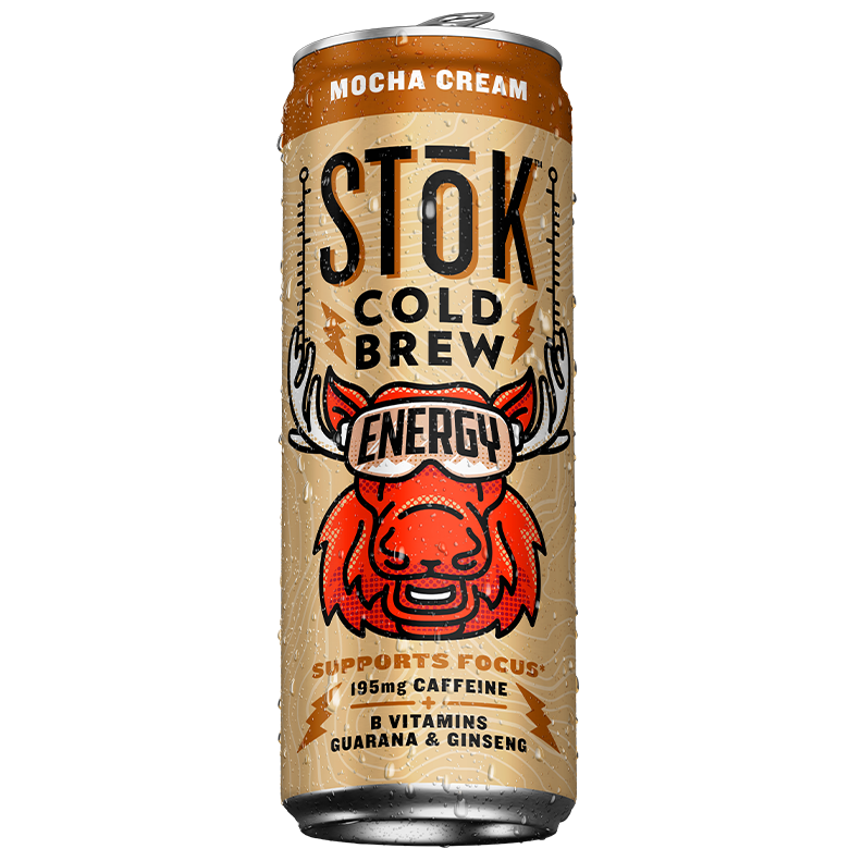 STōK Mocha Cream Cold Brew Coffee Energy Drink