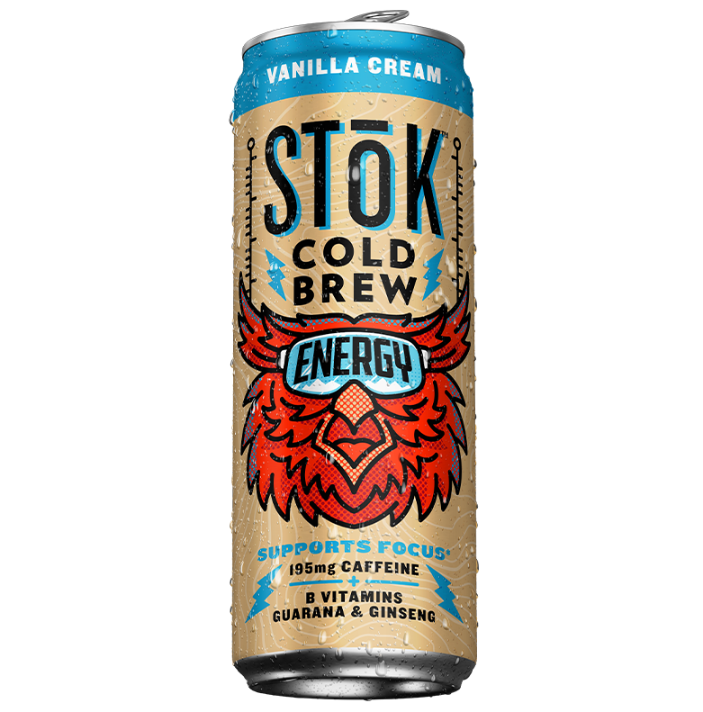 STōK Vanilla Cream Cold Brew Coffee Energy Drink